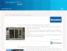 Tablet Screenshot of fenestrationnews.com